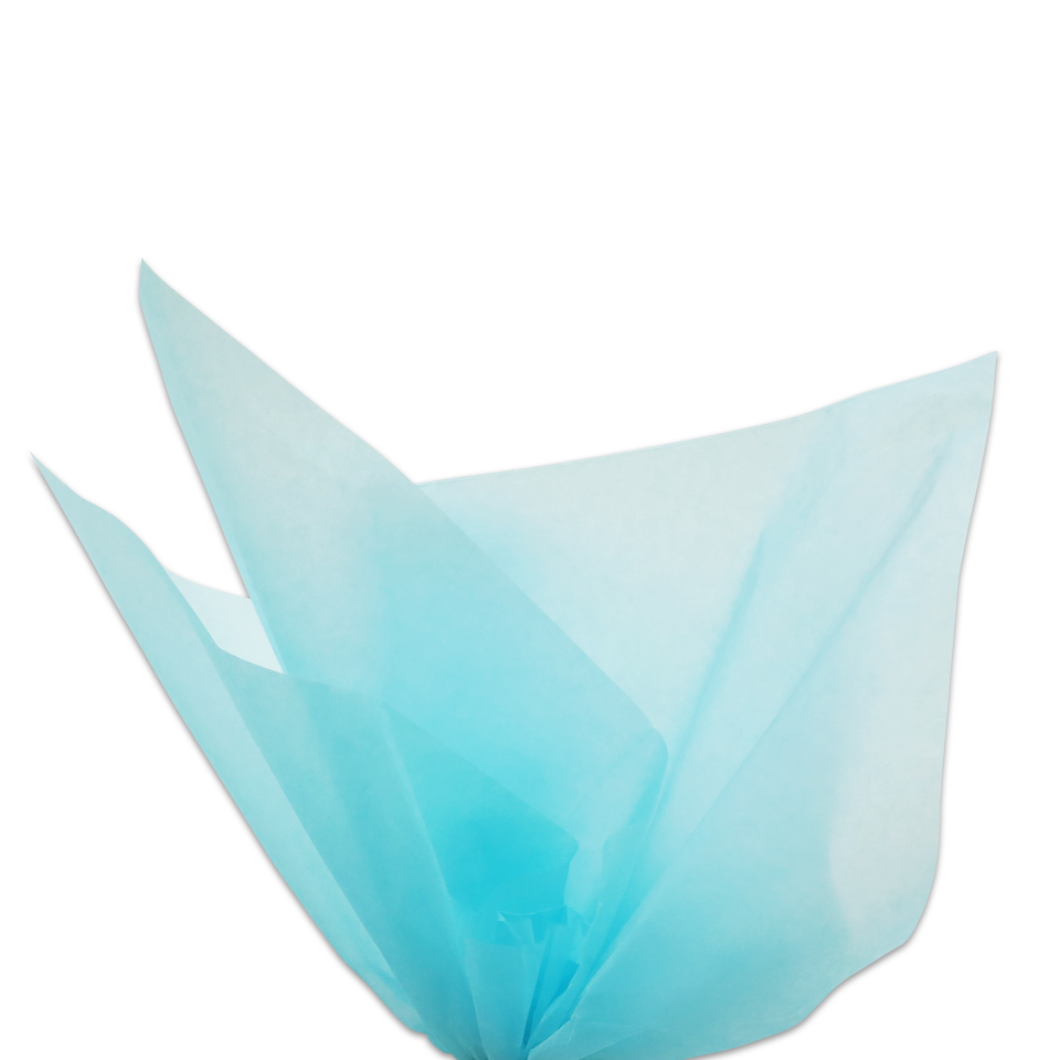 Tissue Paper Ream 750mm x 500mm, 480 Sheets - Turquoise Blue